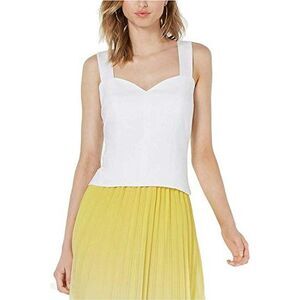Bar III Zip Back Bustier Top